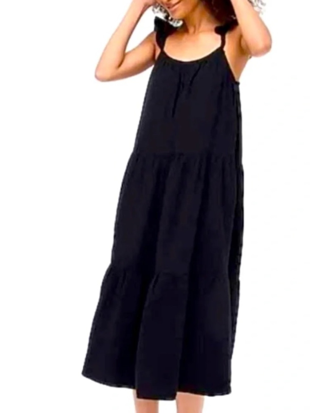 J Crew Factory Dress: Boho Tiered Gauze S